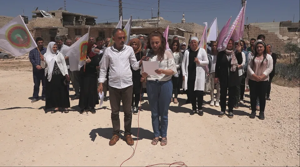 Êzidiyên koçber êrişên dewleta Tirk ên li dijî Başûrê Kurdistanê şermezar kirin