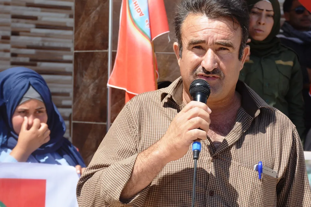 Bi boneya Roja Şehîdan li herêma Cizîrê meşên girseyî