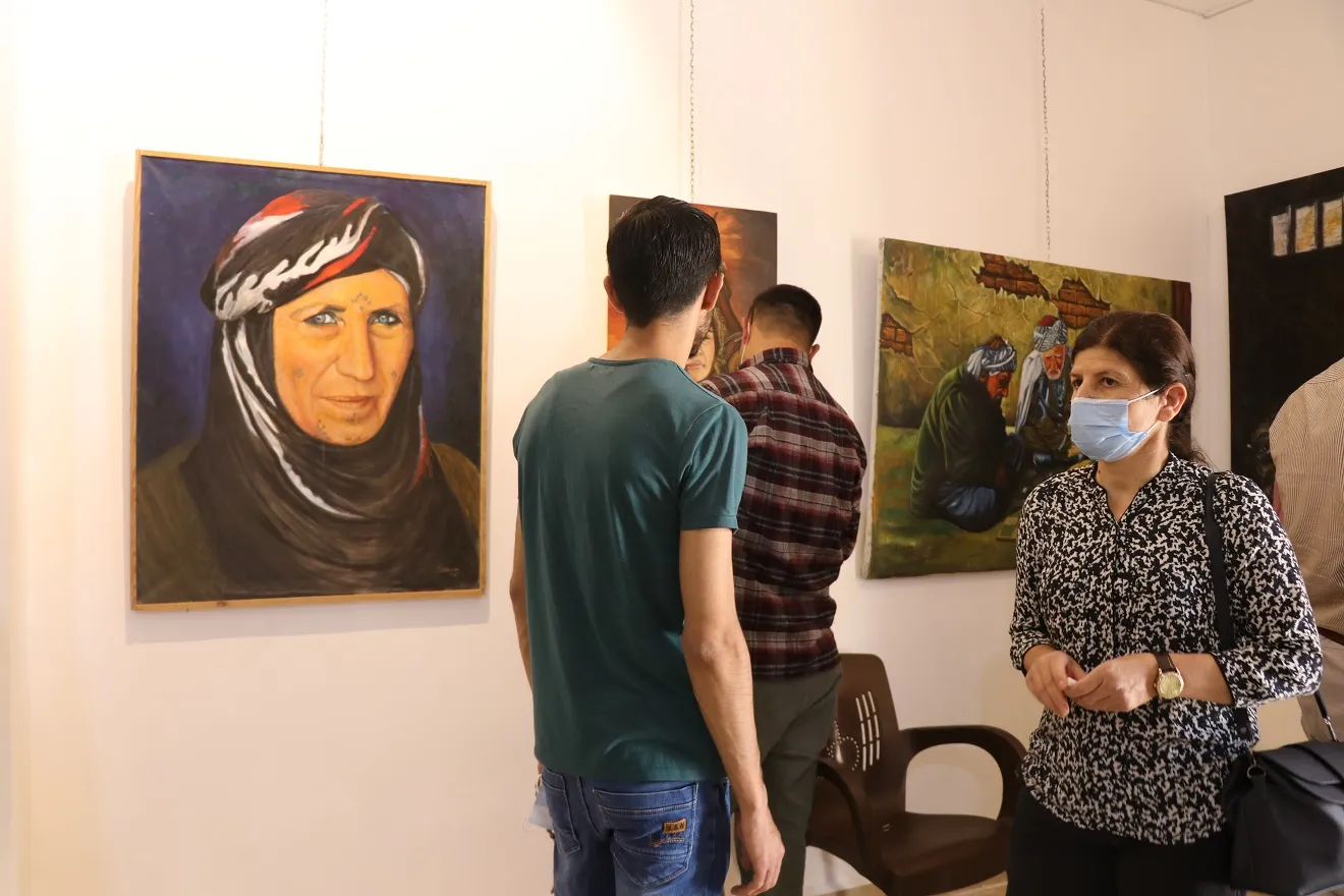 ​​​​​​​Komxebata Rojava ya 3`yemîn ya Hunera Şêwekariyê li Qamişlo dest pê kir