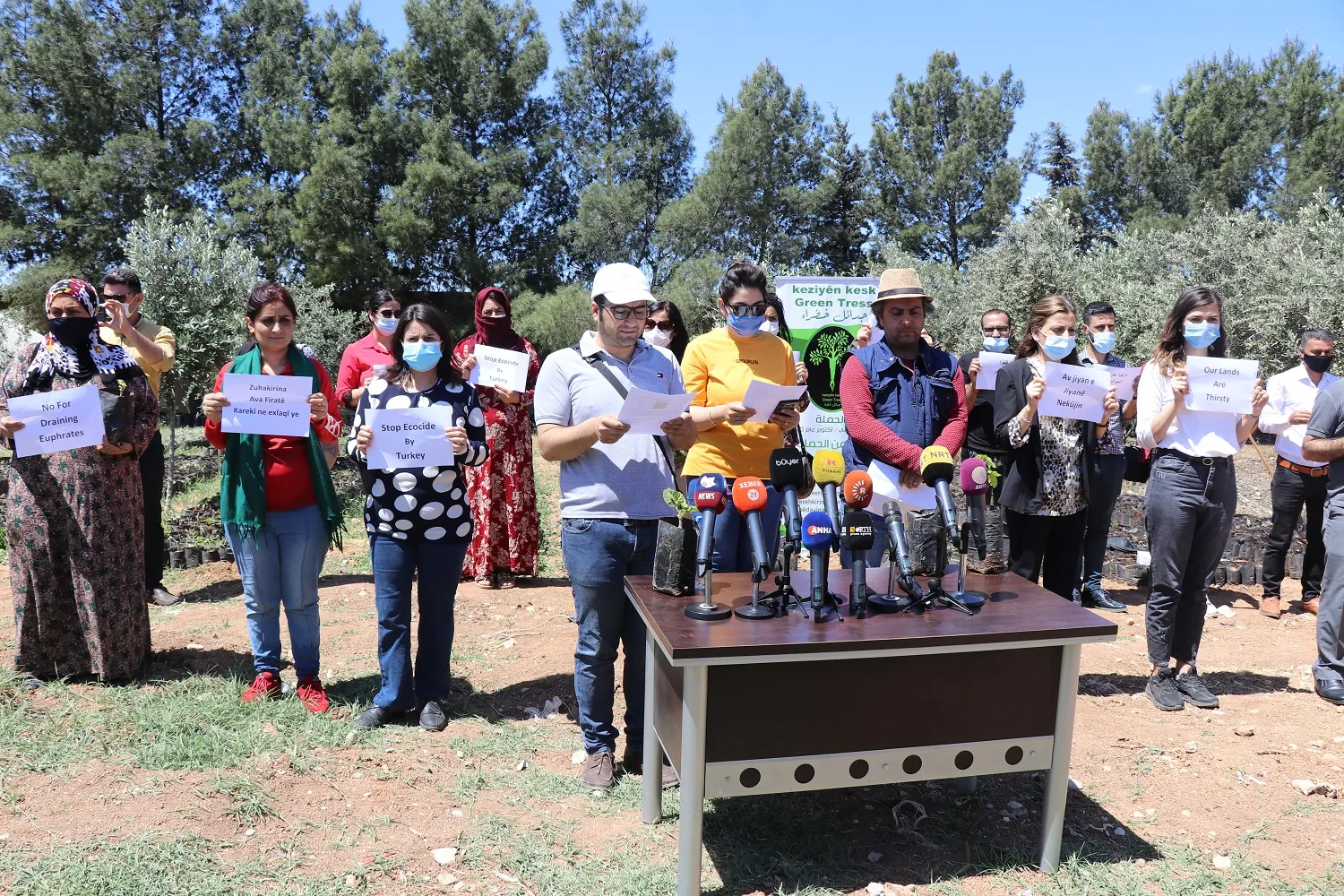 Însiyatîfa  Keziyên Kesk hişyarî ji bandorên kêmkirina avê li jîngehê da