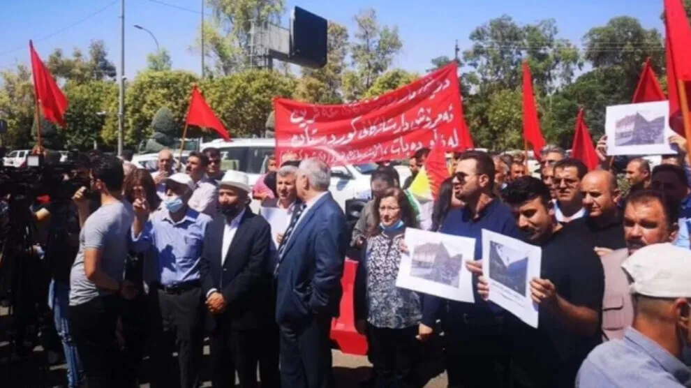 Li Hewlêrê çalakiya li dijî dagirkeriya dewleta Tirk