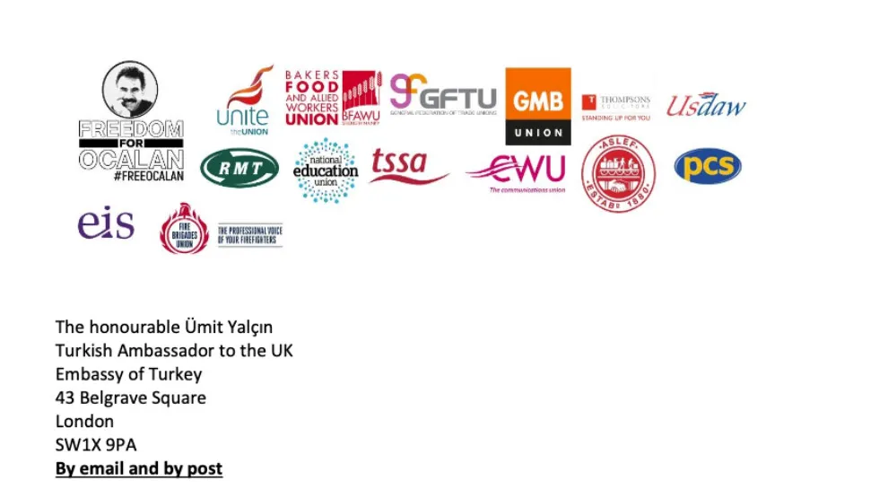 ​​​​​​​Sendîkayên Brîtanyayê li hemberî êrişên dewleta Tirk bertek nîşan da