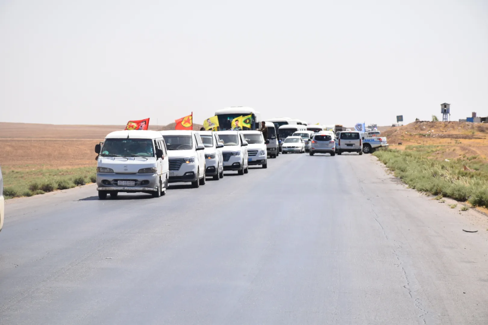 Şêniyên Herêma Cizîrê ji bo Mîtînga mezin berê xwe didin Qamişloyê