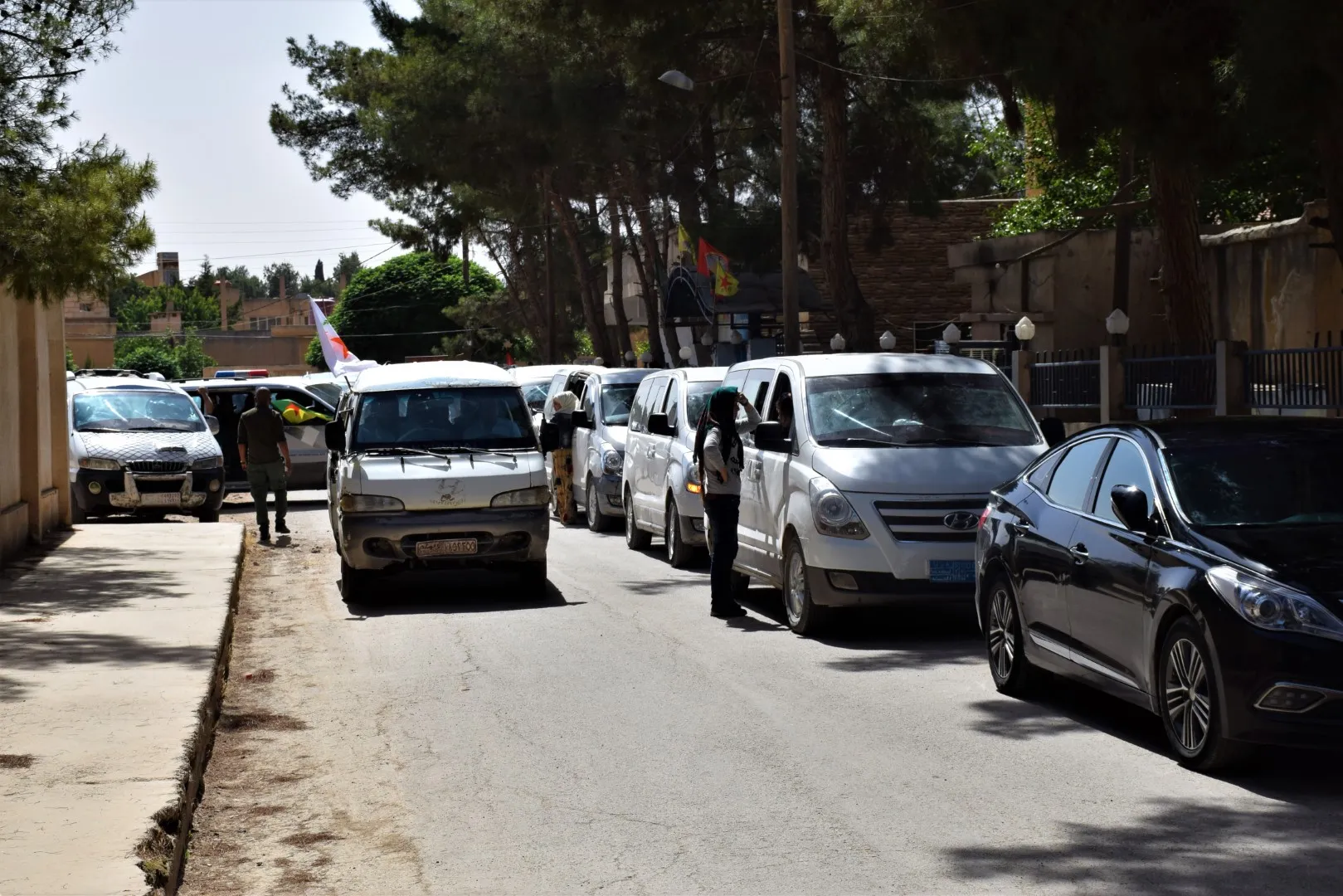 Şêniyên Herêma Cizîrê ji bo Mîtînga mezin berê xwe didin Qamişloyê