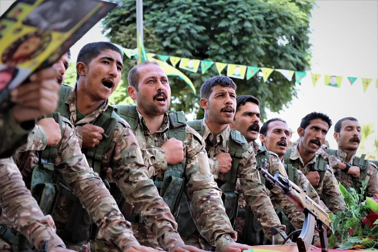 QSD'ê dewreyek fermandarên leşkerî bi dawî kir