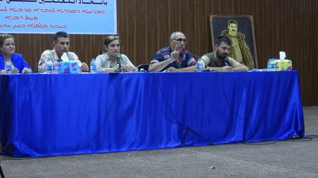 Kongreya Yekemîn a Yekitiya Mamosteyên Bakur û Rojhilatê Sûriyê bi dawî bû