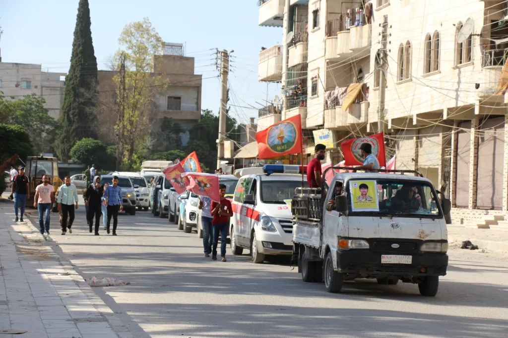 Şehîdê Erka Xweparastinê El-Ehmed li Minbicê hate oxirkirin