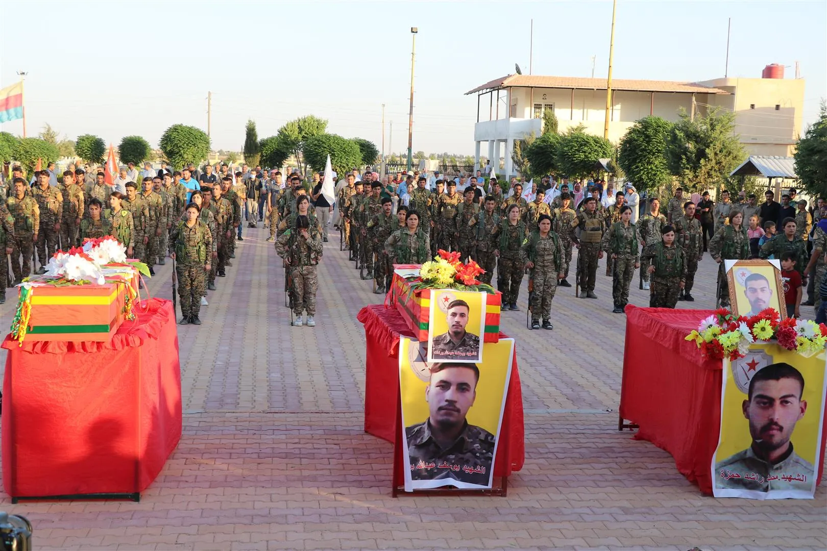 Şêniyên Hesekê şehîd Berekat û El-Weys  oxir kirin