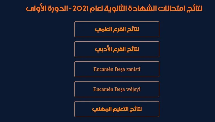 Desteya Perwerdeyê ya herêma Cizîrê encamên ezmûnên asta amadehî eşkere kir