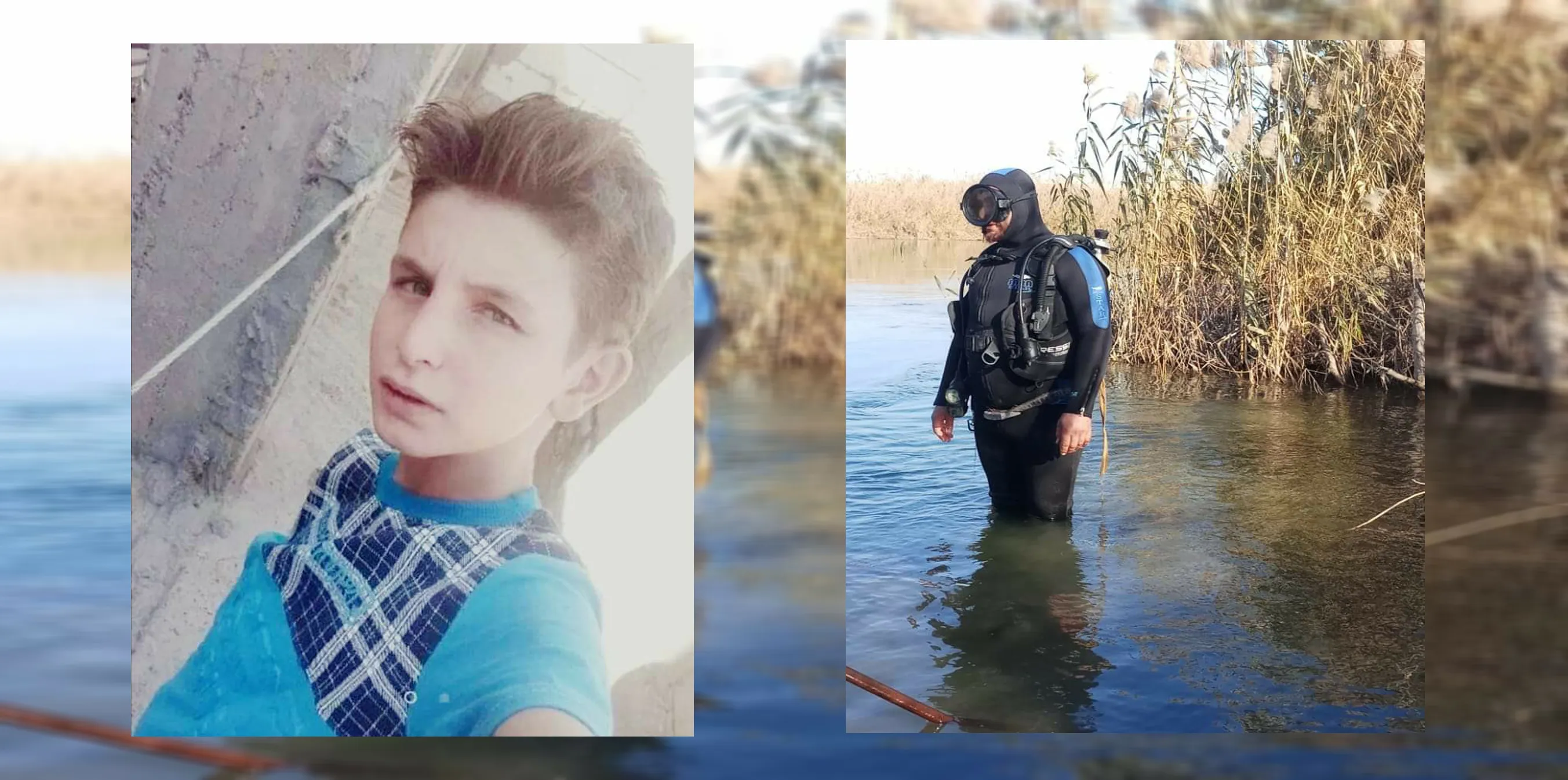 Li gundewarên Dêrazorê zarokek di ava Firatê de fetisî