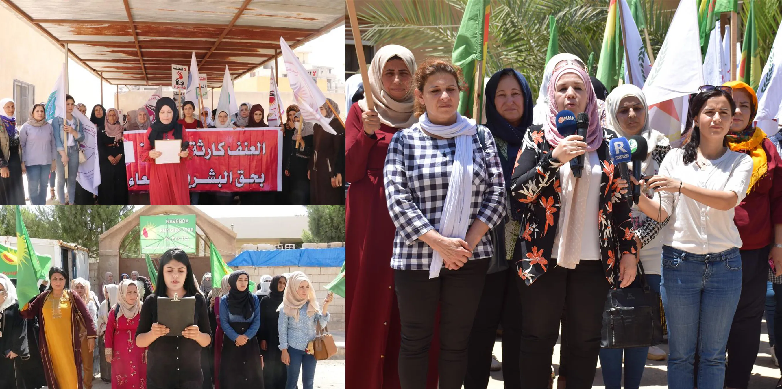 Jinên Reqa, Eyn Îsa û Hesekê xwestin ku qatilên zarok werin cezakirin