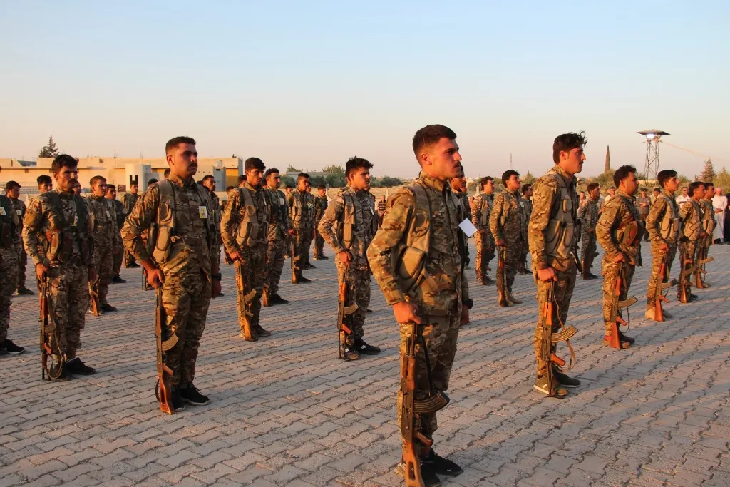 Şervanekî Erka Xweparastinê li Minbicê hate veşartin