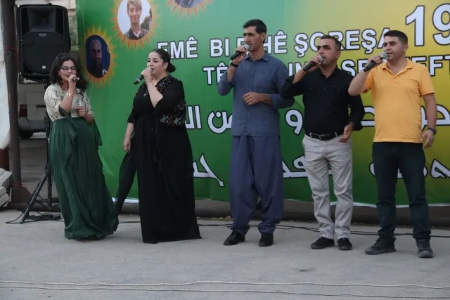 Şêniyên Dêrikê Şoreşa 19`ê Tîrmehê pîroz kir