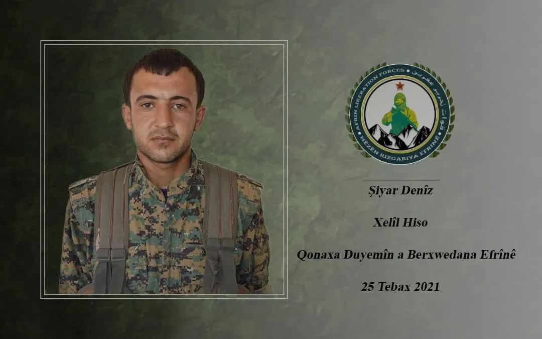 HRE’yê şehîd Şiyar Denîz bi bîr anî
