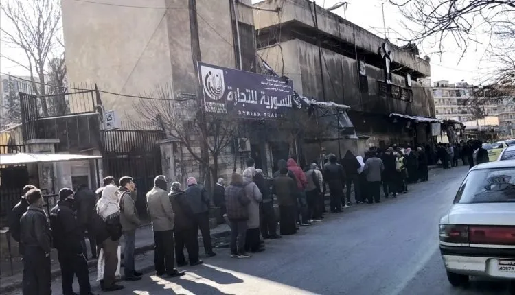 Di Tebaxê de lîreya sûrî careke din li hemberî dolar daket