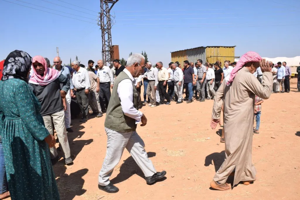 Şêniyên Kobanê sersaxiya malbatên şehîd Muslim û Şêx Ebdî xwest
