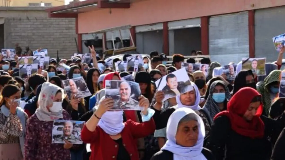 ​​​​​​​Şengalî li dijî êrişên dagirker ên dewleta Tirk meşiyan