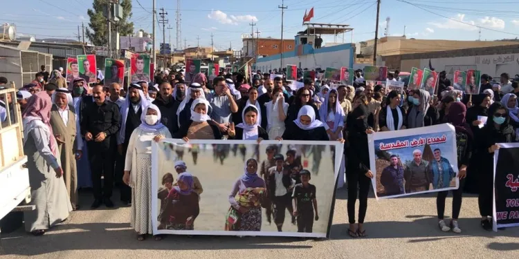 Şengalî li dijî fermanê li qadan bûn