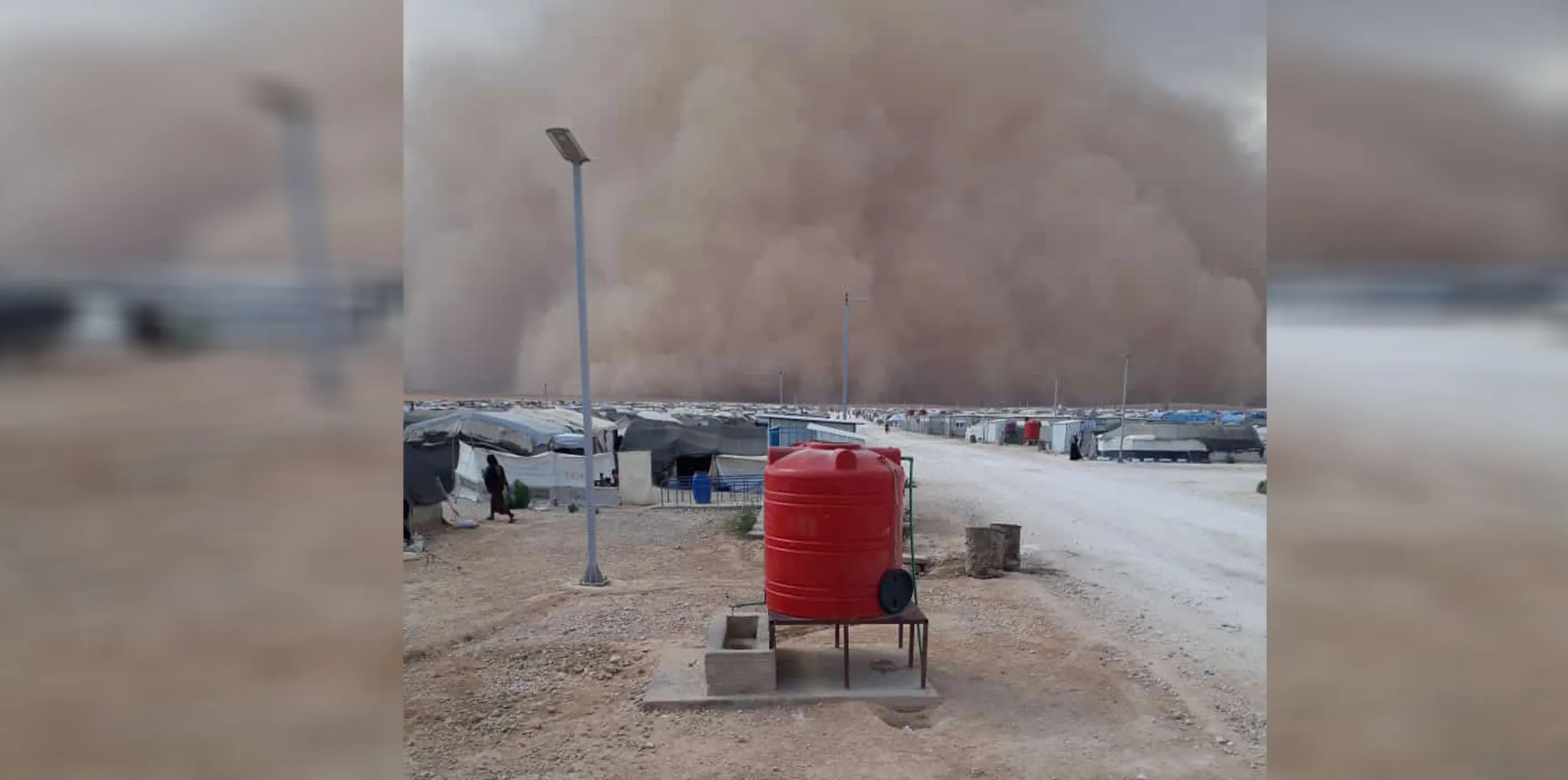 ​​​​​​​Li Tebqayê bahoza tozê rabû