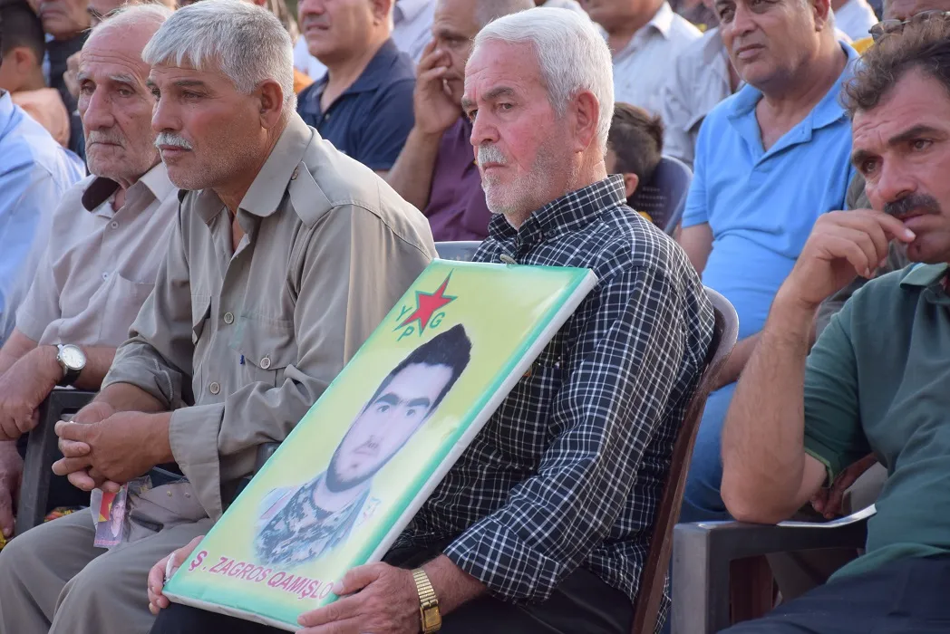 Şehîdên meha Tebaxê li Qamişloyê hatin bi bîranîn