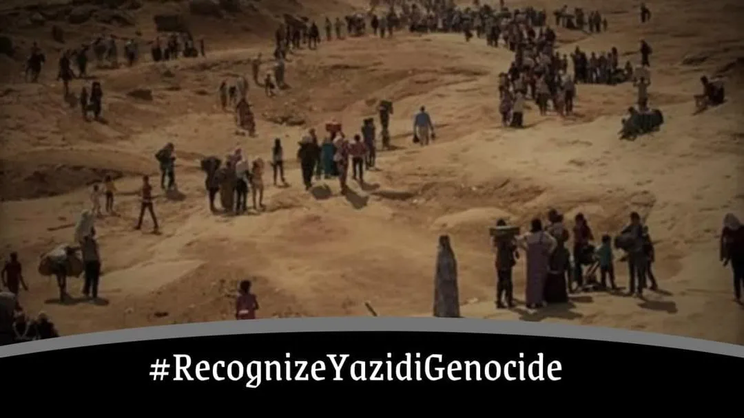 ​​​​​​​Ji bo naskirina qirkirina li dijî êzidiyên Şengalê kampanyaya haştagê