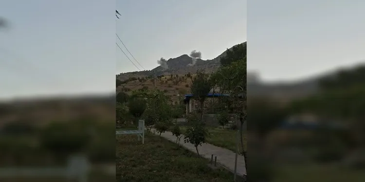 Rejîma Îranê baregehên PDK-Îran li Balekayetî û Biradost bombe kirin