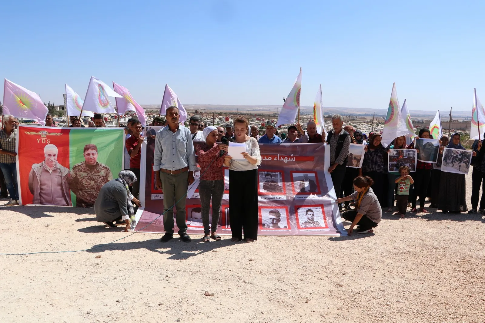 Yekitiya Êzidiyên Efrînê êrişên li dijî kampên êzidiyan şermezar kirin
