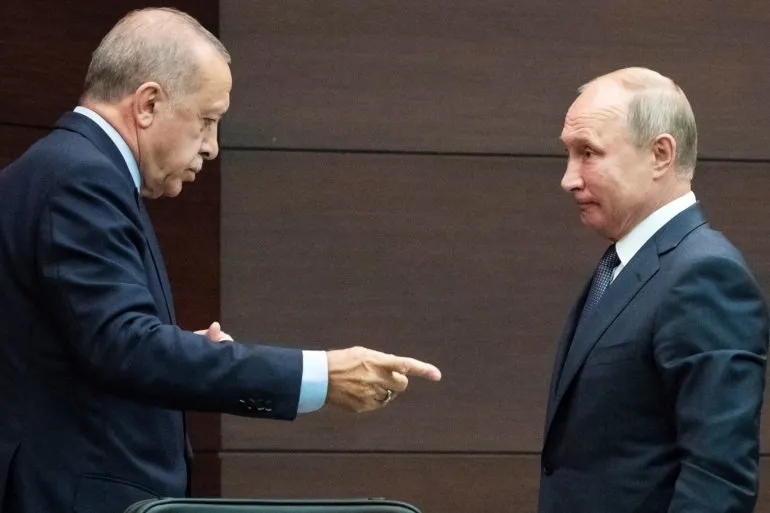 Danûstandinên Pûtîn û Erdogan bêyî civîneke çapemeniyê bi dawî bû