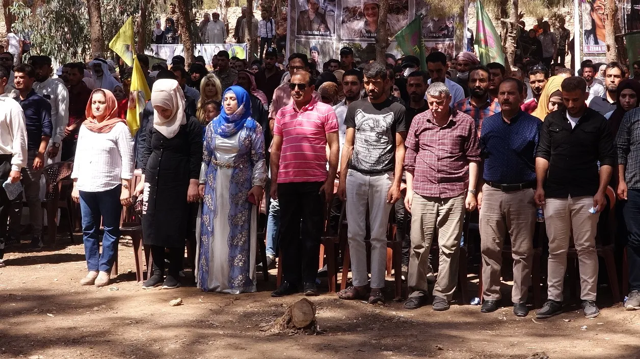 Mîhrîcna Şehîd Stêrvan a Jinên Ciwan li Tebqayê  hate lidarxistin