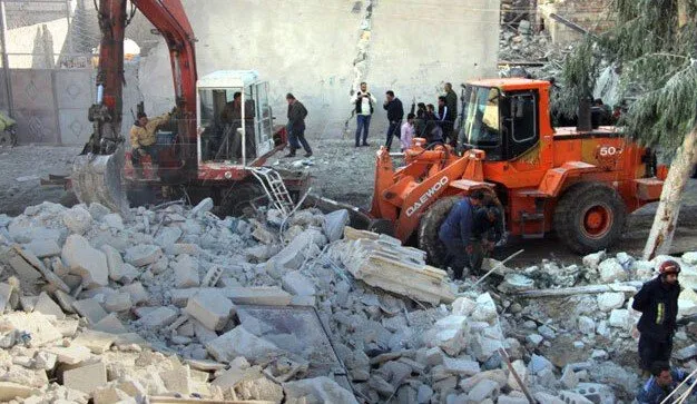 Li Hemayê avahiyek hilweşiya; 2 kesan jiyana xwe ji dest da