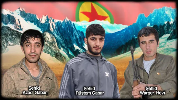 ​​​​​​​HPG’ê nasnameyên 3 gerîlayên 20’ê Îlonê şehîd bûne, eşkere kirin