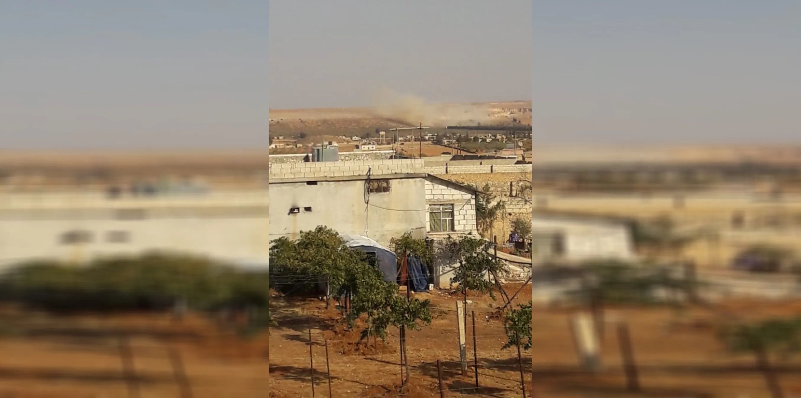 Artêşa dagirker bi hawanan gundekî Şehbayê topbaran dike