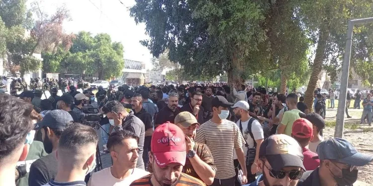 Li Bexdayê bi sedan kes li dijî encamên hilbijartinan li qadan bûn