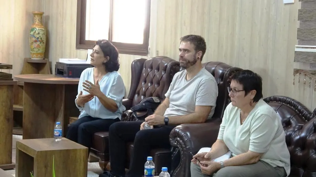 Şandeyeke almanî serdana herêmên Rêveberiya Xweser kir