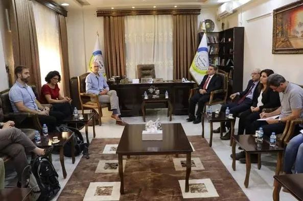 Şandeyeke tenduristiyê ya Alman serdana Bakur û Rojhilatê Sûriyê kir