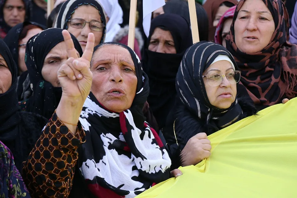 Ruhê PKK'ê li Qamişloyê xwe nîşan da