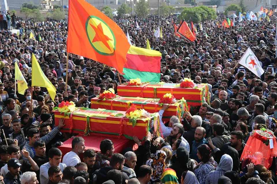 Ruhê PKK'ê li Qamişloyê xwe nîşan da