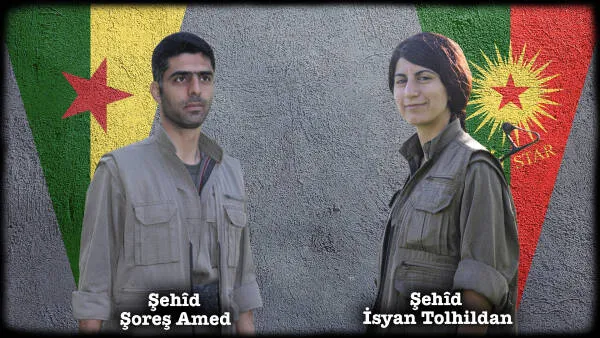 HPG'ê nasnameya 2 gerîlayên şehîd bûn eşkere kir