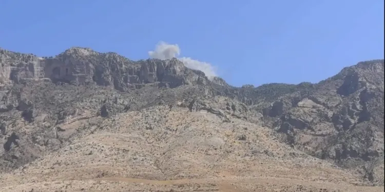 Balefirên Tirkiyê êriş birin ser Çiyayê Kurêjaro