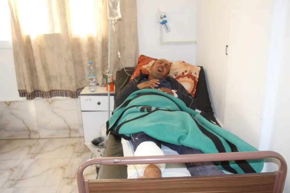 Ehmed El-Mesidef bi guleya çeteyan birîndar bû