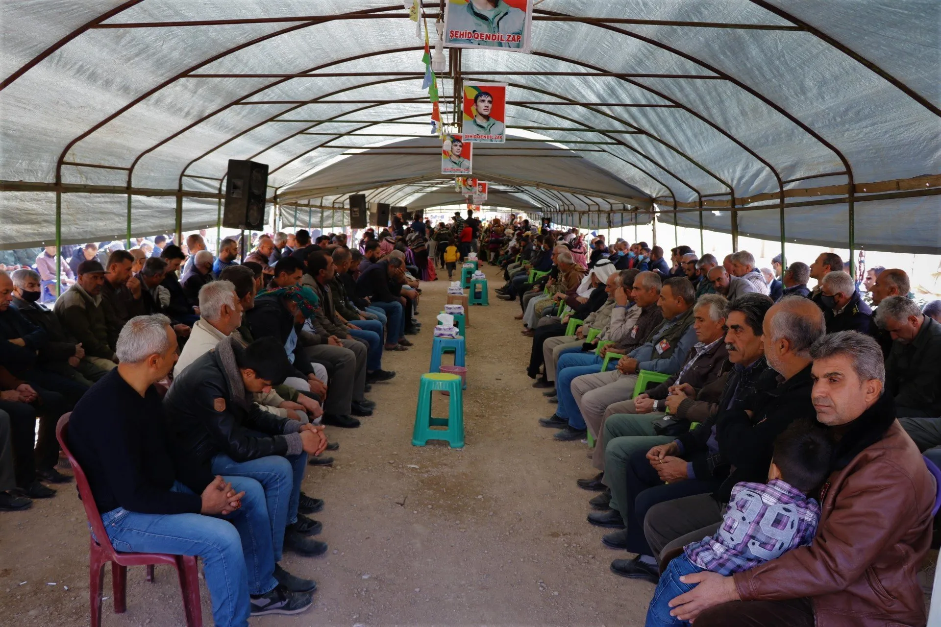 Şêniyên Amûdê sersaxî ji malbata şehîd Qendîl Zap re xwest