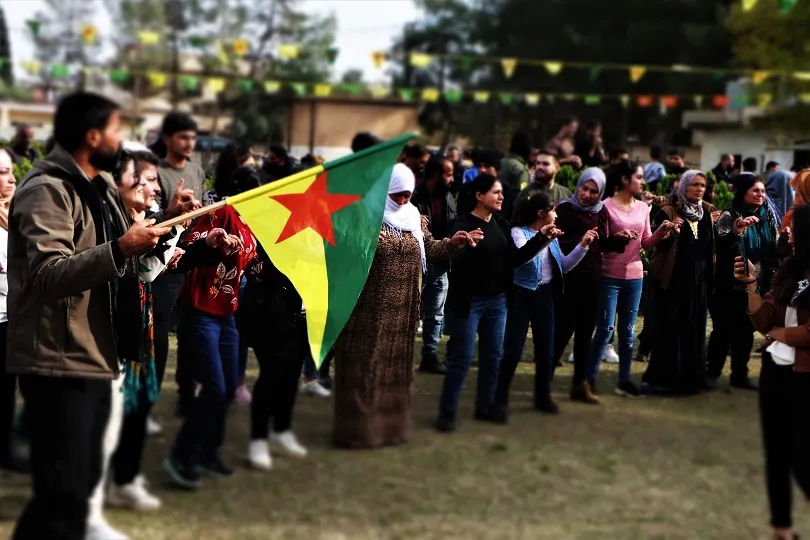​​​​​​​Salvegera damezirandina PKK'ê li kantonên Hesekê û Qamişlo hate pîrozkirin