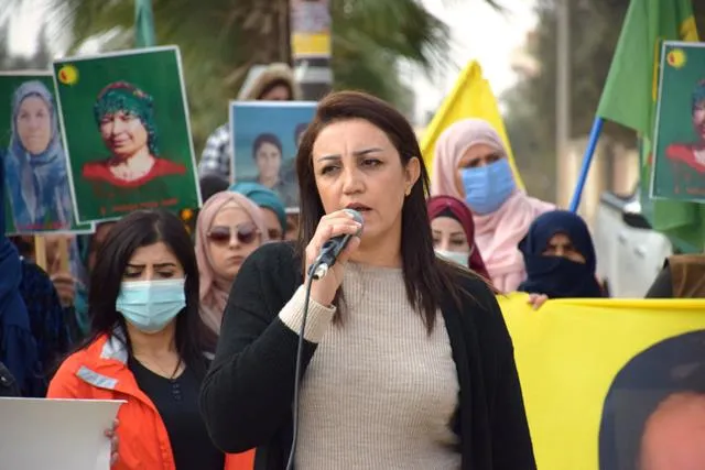 ​​​​​​​Bi hezaran jinên herêma Cizîrê bang kir: Li dijî tundî û dagirkeriyê têbikoşe