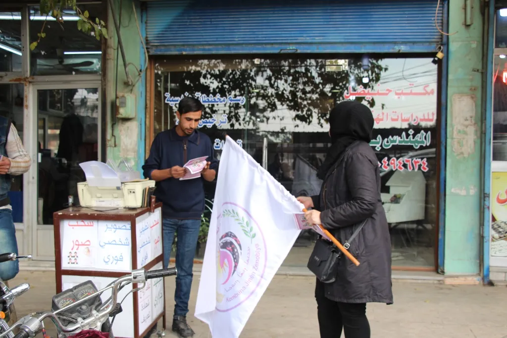 Bi boneya 25'ê Mijdarê li Qamişlo û Minbicê çalakî hatin lidarxistin