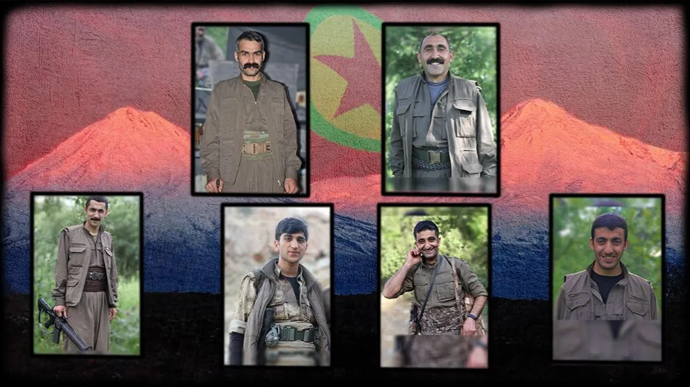 ​​​​​​​HPG`ê nasnameyên 6 şehîdan eşkere kirin