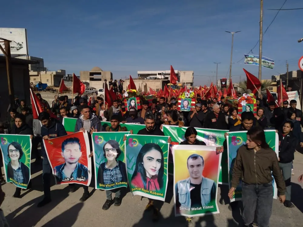 ​​​​​​​Merasîma oxirkirina şehîdên Kobanê dest pê kir- HATE NÛKIRIN