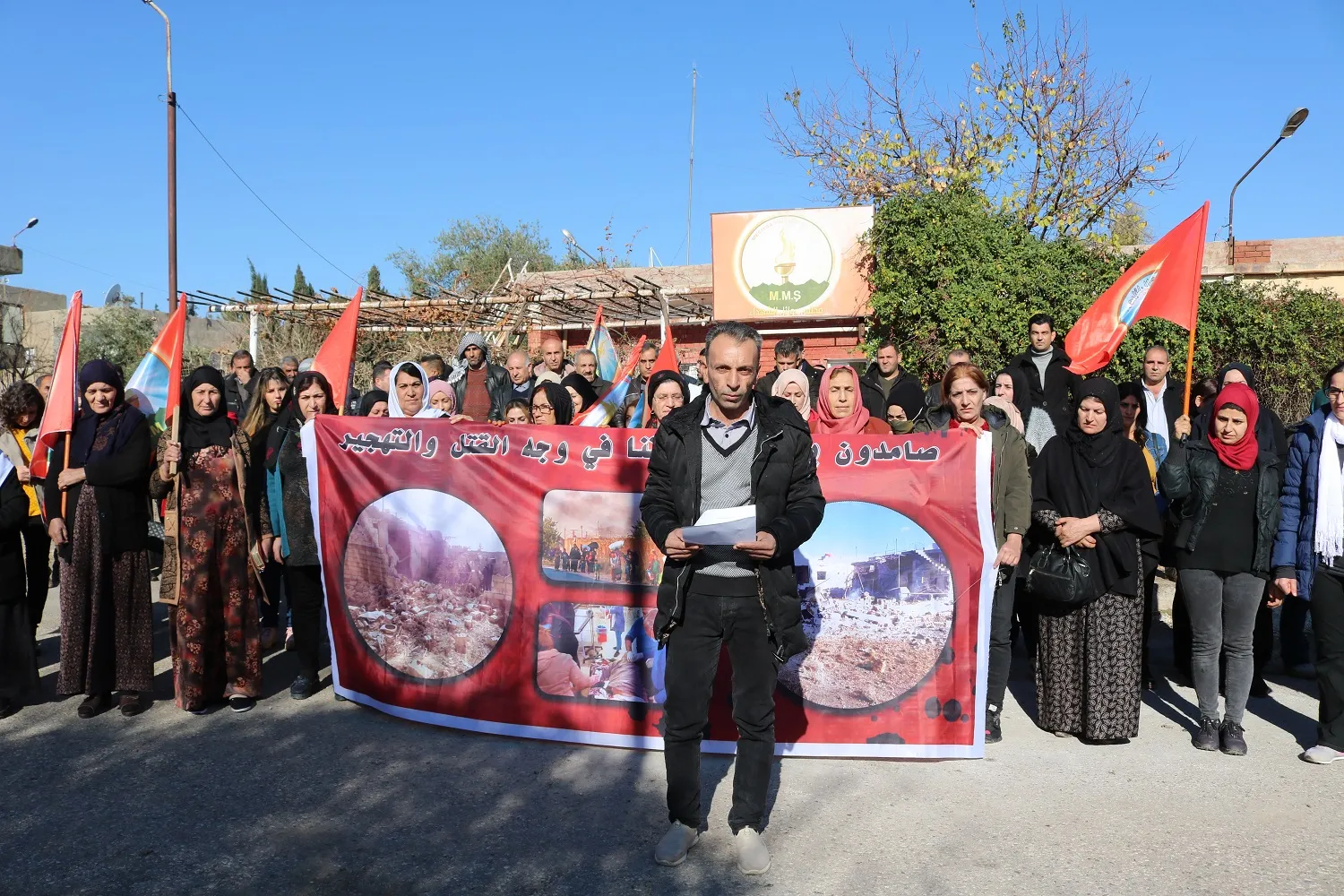 ​​​​​​​Pêkhateyên Bakur û Rojhilatê Sûriyê êrişa dewleta Tirk li dijî Kobanê şermezar kir