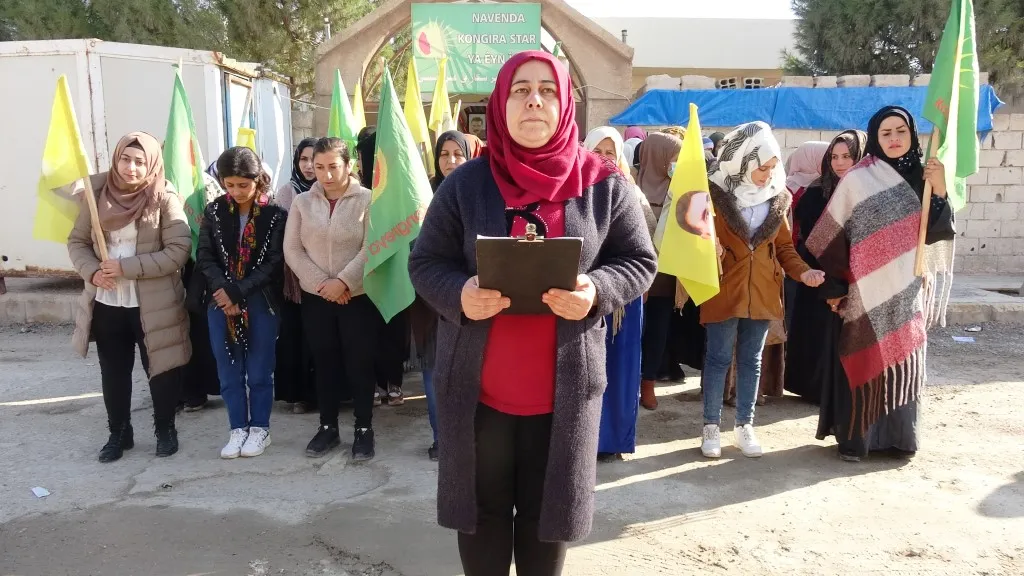 ​​​​​​​Kongra Star li Girê Spî êrişa Tirkiyê li ser Kobanê şermezar kir