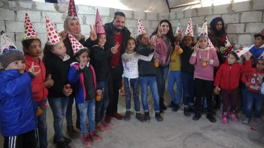 ​​​​​​​Li kampa Waşokanî ji zarokan re şahiya sersalê hate lidarxistin