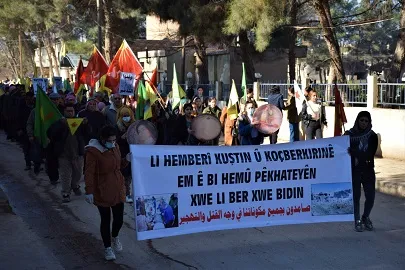 Şêniyên Til Temir û Zirganê êrişên dagirkeriyê şermezar kirin